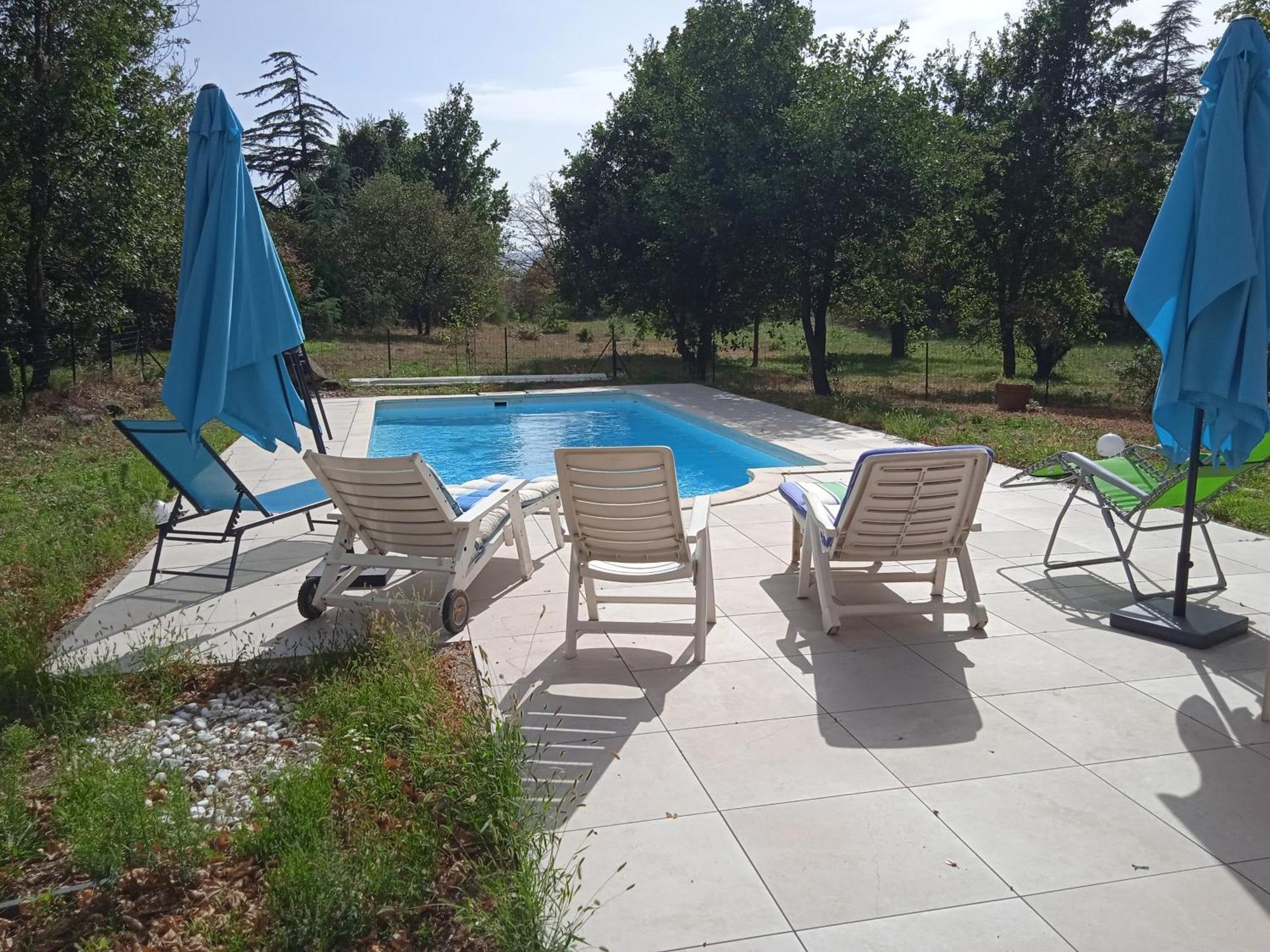 Maison Calme Avec Piscine Entouree De Son Parc Quintenas Ngoại thất bức ảnh