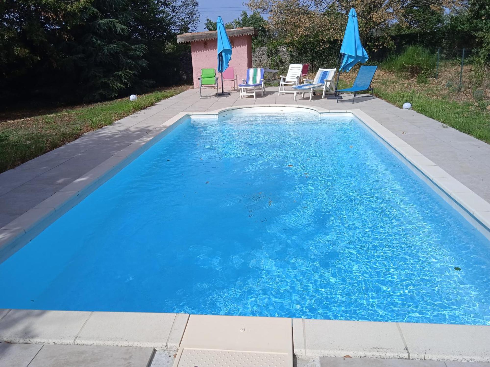 Maison Calme Avec Piscine Entouree De Son Parc Quintenas Ngoại thất bức ảnh